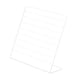 thumbnail image 1 of Organizador de pendientes con 120 agujeros y soporte en forma de L Blanco, 1 of 9