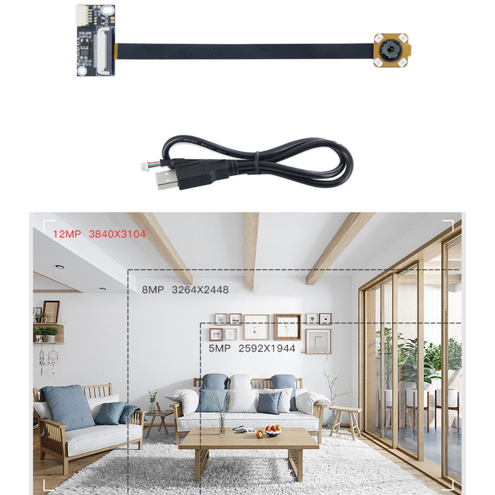 1200MP IMX258 Autofocus Camera Module Support Night Visioned Auto Focused Webcam With Colorful/Black White Screen Option