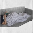 thumbnail image 6 of Retro Soft Flannel Fleece Throw Blanket, Repetitive Concentric Semi Circles Shapes in Ornamental Design and Vintage Style, Cozy Plush for Indoor and Outdoor Use, 60" x 80", Multicolor, by Ambesonne, 6 of 6