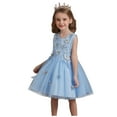 thumbnail image 1 of WEAIXIMIUNG Robes pour Filles Taille 8-10 Décontracté Enfants Filles Mode Été Robe Jupe Imprimée Robe Bouffante Vêtements pour Enfants, 1 of 4