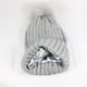 thumbnail image 3 of Gorro de punto de invierno para mujer con forro polar sintético, gorro de punto cálido para mujer (negro) Rojo Verde, 3 of 5
