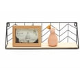 thumbnail image 4 of Estante de pared de hierro elegante, accesorio versátil para decoraciones artísticas y exhibiciones de fotografías, con superficie fácil de limpiar, 4 of 5