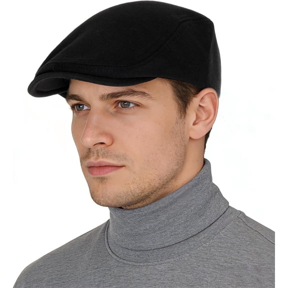 Mens Newsboy Flat Caps Beret Hat Driving Beret Dress Hats