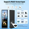 thumbnail image 4 of YCKJNB 55 inch Indoor Digital Kiosks Advertizing Screen IPS Full HD LCD Screen Floor Standing Digital Signage Interactive Display with WiFi HDMI/USB Input Auto AD Player, Android OS, 4 of 6