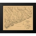 thumbnail image 2 of Cogswell 14x12 Black Modern Framed Museum Art Print Titled - South Carolina - Cogswell 1861, 2 of 5