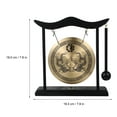thumbnail image 2 of Antique Style Chinese Copper Gong with Mallet - Handcrafted Decorative Ornament for Home and Office, 2 of 6