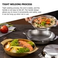 thumbnail image 2 of Dsseng Stainless Steel Pot Double Handle Pan Multi-function Paella Pan Korean Style Pot Kitchen Cooking Pan, 2 of 7