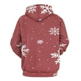 thumbnail image 3 of Christmas Snowflake Deer Men's Women New Sweatshirt Hoodie Men's Plus Size Sweatshirt Hooded Sweatshirt 3d Printed Street Men's Cloth, 3 of 6