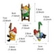 thumbnail image 3 of Juego de escaleras enanas de 3 - Estatuas de jardín de resina para macetas, decoración de balcón y colgantes, 3 of 9