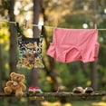 thumbnail image 3 of SEANATIVE Sunflower Cow Clothespin Bag with Hanging Hook Large Capacity Clothes Pin Bag Reusable Clothes Pin Bag Wardrobe Holiday Clothespin Bag Holder Outdoor Decor, 3 of 7