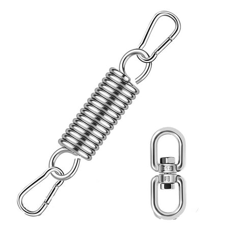

Tanuse 1 Set of Swing Spring Rotation Set Swing Carabiner Swivel Suspension 360° 2 Spring Hooks Chair Hanging Hook Steel Tools & Home Improvement Artifacts Big Sale!