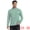 Green White, variant on Men's Striped Turtleneck Long Sleeves Pullover Stripes T-Shirt S Black White