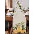 thumbnail image 2 of Hokiten Table Runners 72 Inches Long Dress Scarves, Summer Lemon Farmhouse Kitchen/Dining Table Runner, Coffee Tablerunners, Yellow Fruits Grape Green Leaf Vase 13x72 Inch, 2 of 7