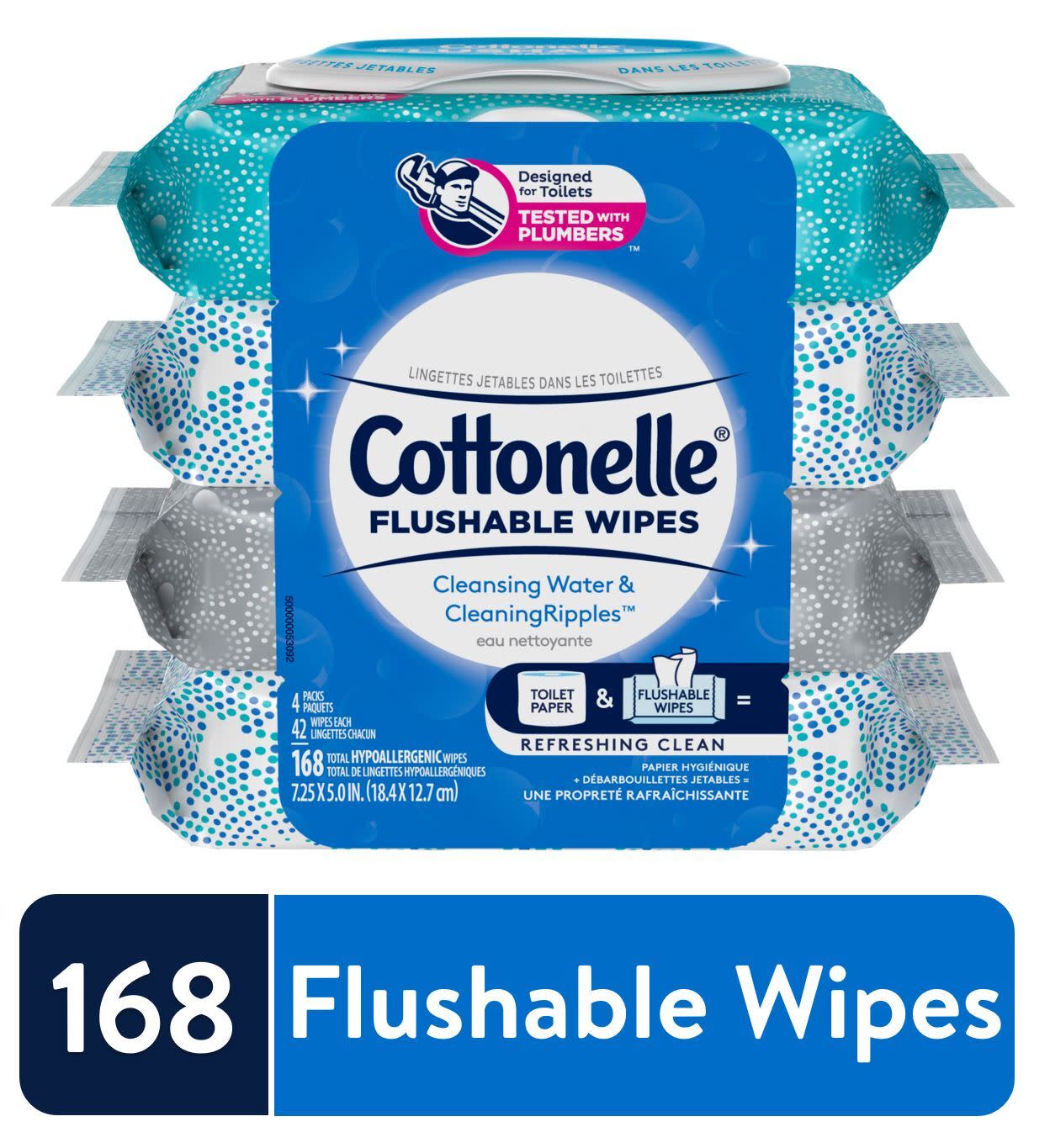 Best Wet Wipes For Septic System Summary of customer reviews for Cottonelle Flushable Wet Wipes, 4 Flip