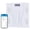 White, variant on Digital Body Fat Scale Connected to Mobile Displays BMI Body Fat Muscle Mass with Wireless Connectivity, Black