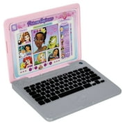Disney Princess Style Collection Pink Pretend Laptop with Play Earbuds 5 Ways to Play