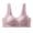 Hot Pink, variant on Gkeoshab Sports Bras for Women Women's Casual Comfort Front Closure Bra Soft Skin-Friendly Non-Wired Bralette for Mature Ladies Purple 38