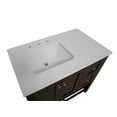 thumbnail image 5 of Lakeshore 36" Bathroom Vanity with Chocolate Cabinet and Engineered White Top, 5 of 6