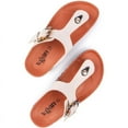 thumbnail image 3 of V.Gan Vegan Kiwi Footbed Tortoiseshell Sandals, 3 of 4