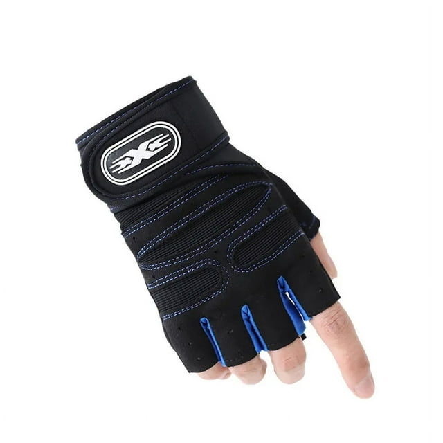 Gants de Sport Extérieurs pour Hommes Femmes Protège-Poignets Entraînement Physique Gym Cyclisme Randonnée Boxe Exercice Entraînement Long Sans Doigts