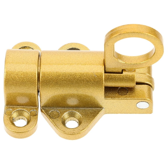 Masteelf Spring Loaded Latch Pin For Casement Windows Self-Closing Door Lock Aluminum Alloy Safety Latch Automatic Spring Latch Reinforcement Clasp For Bathroom And Garage Doors