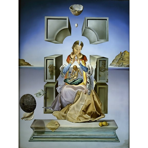 Salvador Dali 1949 The First Study for the Madonna - CANVAS or PRINT WALL ART