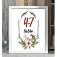 thumbnail image 3 of Darling Souvenir DIY Bird & Vines Frame Table Numbers Calligraphy Table Top Cards-4" x 6" (1 to 40), 3 of 4