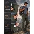 thumbnail image 6 of Puli Men's Quick Dry Hiking Pants 4-Way Stretch Water Resistant UPF50+ Zip Pockets, 6 of 7
