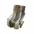thumbnail image 3 of Moroccan Soft Flannel Fleece Blanket, Vintage Building Design Art Historic Exterior Facade with Mosaic Print, Cozy Plush for Indoor and Outdoor Use, 60" x 80", Ivory Pale Brown Blue, by Ambesonne, 3 of 5