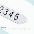 thumbnail image 4 of Unique Bargains Adjustable Mini Cube Price Tag Display Number Black on Clear,6.3x9mm,14 sets, 4 of 5