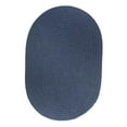 thumbnail image 1 of Rhody Rug S102R096X096 Tapis Rond en Laine Uni 8 Pouces Bleu Marin, 1 of 1