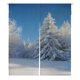 thumbnail image 1 of ABPHQTO Snowy Mountain Forest Japonés Noren Cortina Puerta Ventana Tratamiento Cortinas 105x120 cm, 1 of 1