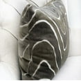 thumbnail image 3 of Plutus Sensous Waves Taupe Ivory Greige Handmade Pillow 16"L x16"W, 3 of 3