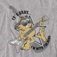 thumbnail image 2 of Garfield T-Shirt Im With The Band Unisex Graphic Tee For Men & Women, 2 of 7