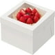 thumbnail image 1 of Cajas para tartas enttgo, 15 unidades, panadería blanca con ventana de 20 x 20 x 20 cm, 1 of 7