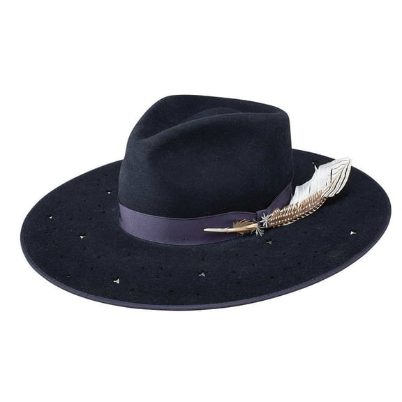 Stetson Hats Mens Stetson Night Sky 4` Brim Fashion Hat L Denim