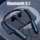 thumbnail image 5 of Moyic Auriculares para colgar en el cuello Auriculares inalámbricos con subwoofer 5.0 compatibles con Bluetooth Collar flexible Auriculares Type2 NO2, 5 of 6