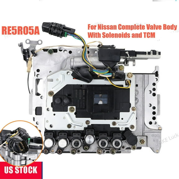 LELINTA OEM RE5R05A Valve Body, Transmission Automobile Valve Body Solenoid Replacement RE5R05A Fit For Nissan Armada Xterra Pathfinder Frontier FX35 2004UP