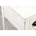 thumbnail image 2 of Sunny Designs Marina Farmhouse Mahogany Wood Chair Side Table in White Sand, 2 of 6