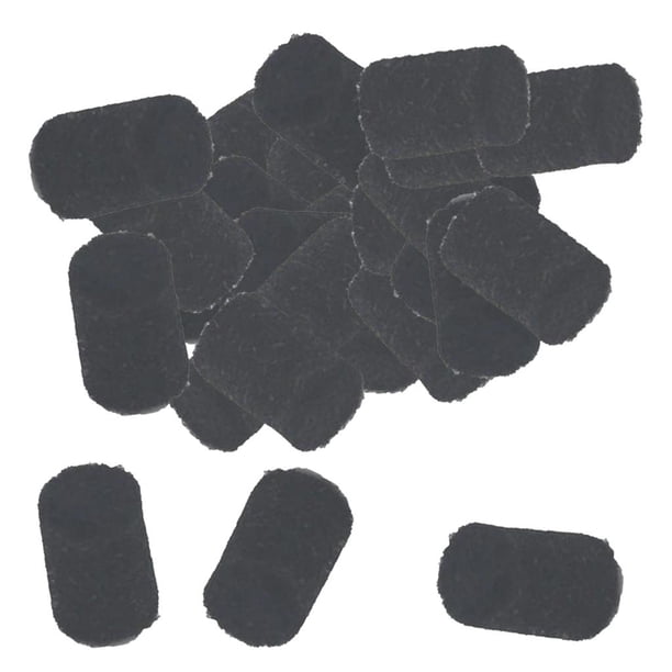 Saxofón Parachoques Fieltros Repuestos para Alto Tenor Soprano Sax Black_30pcs Sunnimix Fieltro para parachoques de saxofón