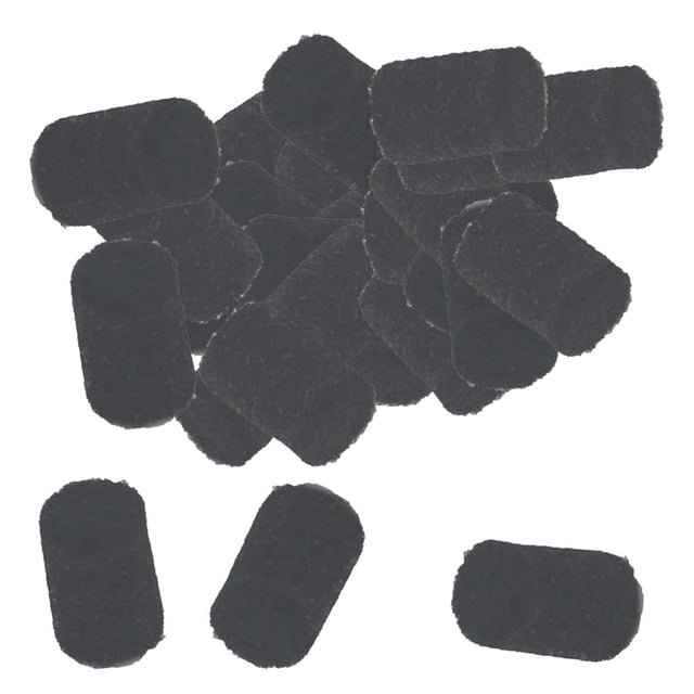 Saxofón Parachoques Fieltros Repuestos para Alto Tenor Soprano Sax Black_30pcs Sunnimix Fieltro para parachoques de saxofón