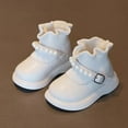 thumbnail image 5 of Fozruso Girls Soft Sole Boots For Toddlers And Kids With Soles And Cozy,Faux Furry Lined Boots Sizes 5 Toddler(6-12 Months), 5 of 6
