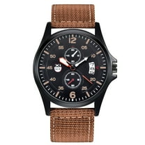 Ausyst Men's Watch Outdoor Mens Date Stainless Steel Military Sports Analog Quartz Wrist Watch Watches for Men