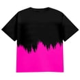 thumbnail image 4 of JAJAHO Mens Short Sleeve T Shirt Plus Size Loose Fit Fashion Casual 3D Printed Crew Neck Color Block T-Shirts Graphic Tee Comfortable Tops, 4 of 5