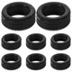 thumbnail image 1 of Weiweiguan - 8 piezas de piel reemplazable para neumáticos de coche, accesorios para ruedas de coche de juguete RC, 1 of 6
