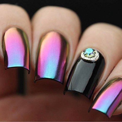 Whats Up Nails - Paradise Powder Magic Color Shifting Pigment with Multi Chrome Mirror Effect