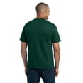 thumbnail image 2 of Port & Company 50/50 Cotton/Poly TShirt with Pocket (PC55P) Dark Green, 5XL, 2 of 2