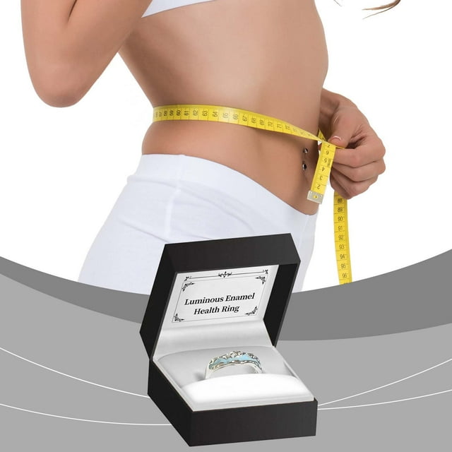 Fiudx Anillo de Esmalte Luminoso, Elegante Accesorio de Moda, Promueve El Bienestar General, Ajuste Cómodo y Elegante, Una Declaración de Moda para Cualquier Ocasión, Ideal para Uso Diario, Empaque L