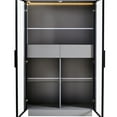 thumbnail image 6 of 15.60 in Wide, Grey - Adjustable Tempered Glass Shelves - Study Space / Customize Storage for Collections, 6 of 6