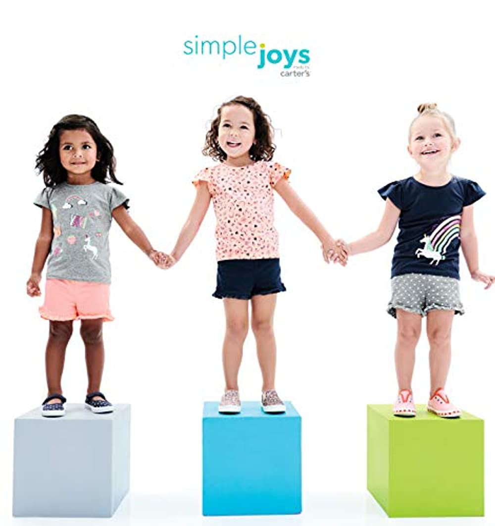 Pack de 3 Simple Joys by Carters 3-Pack Knit Shorts Bebé-Niños 